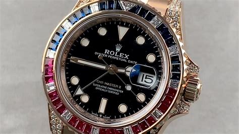 rolex gmt master diamond replica|rolex gmt master ii homage.